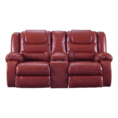Vacherie Reclining Loveseat with Console Ash-7930694