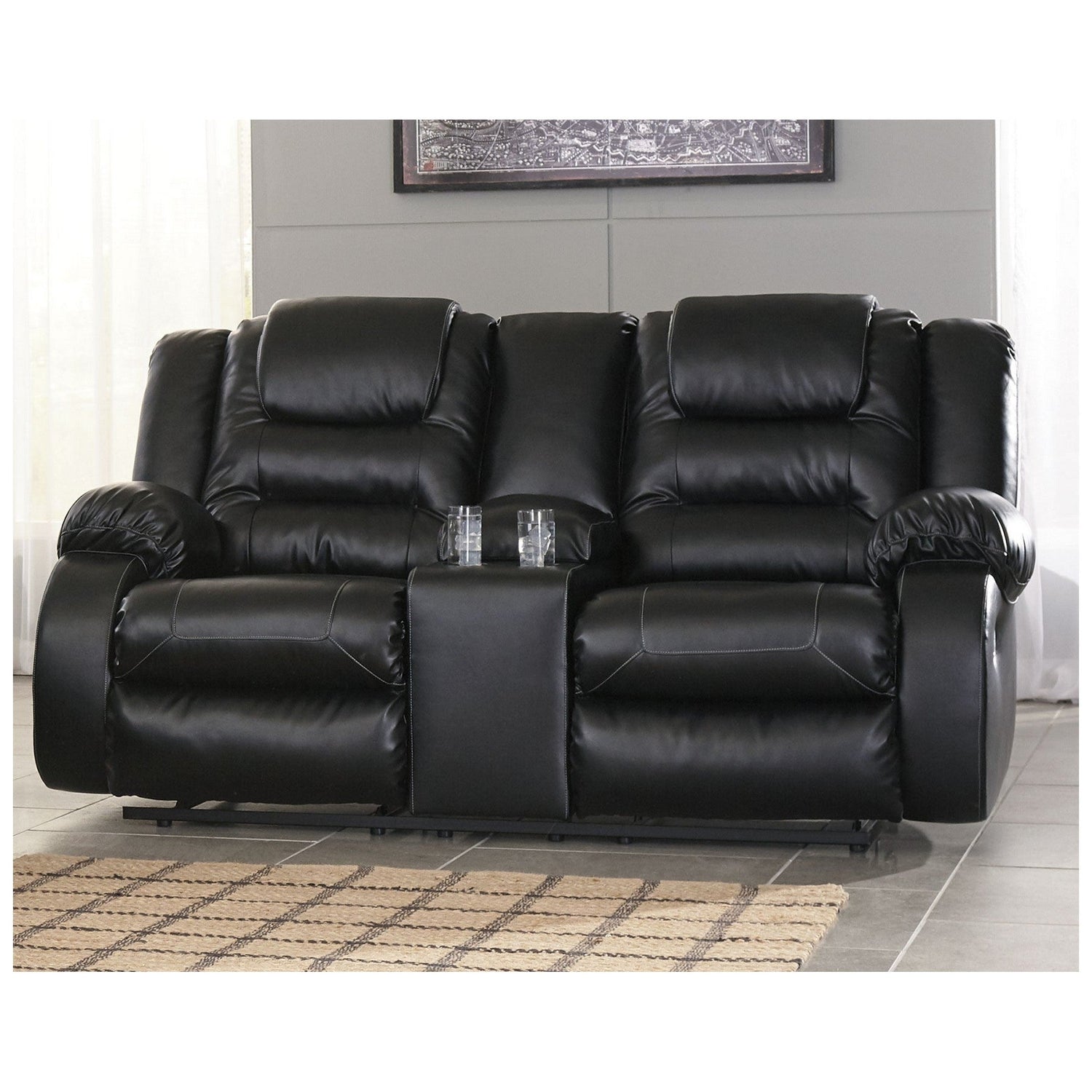 Vacherie Reclining Loveseat with Console