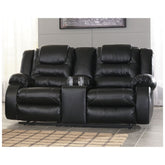 Vacherie Reclining Loveseat with Console