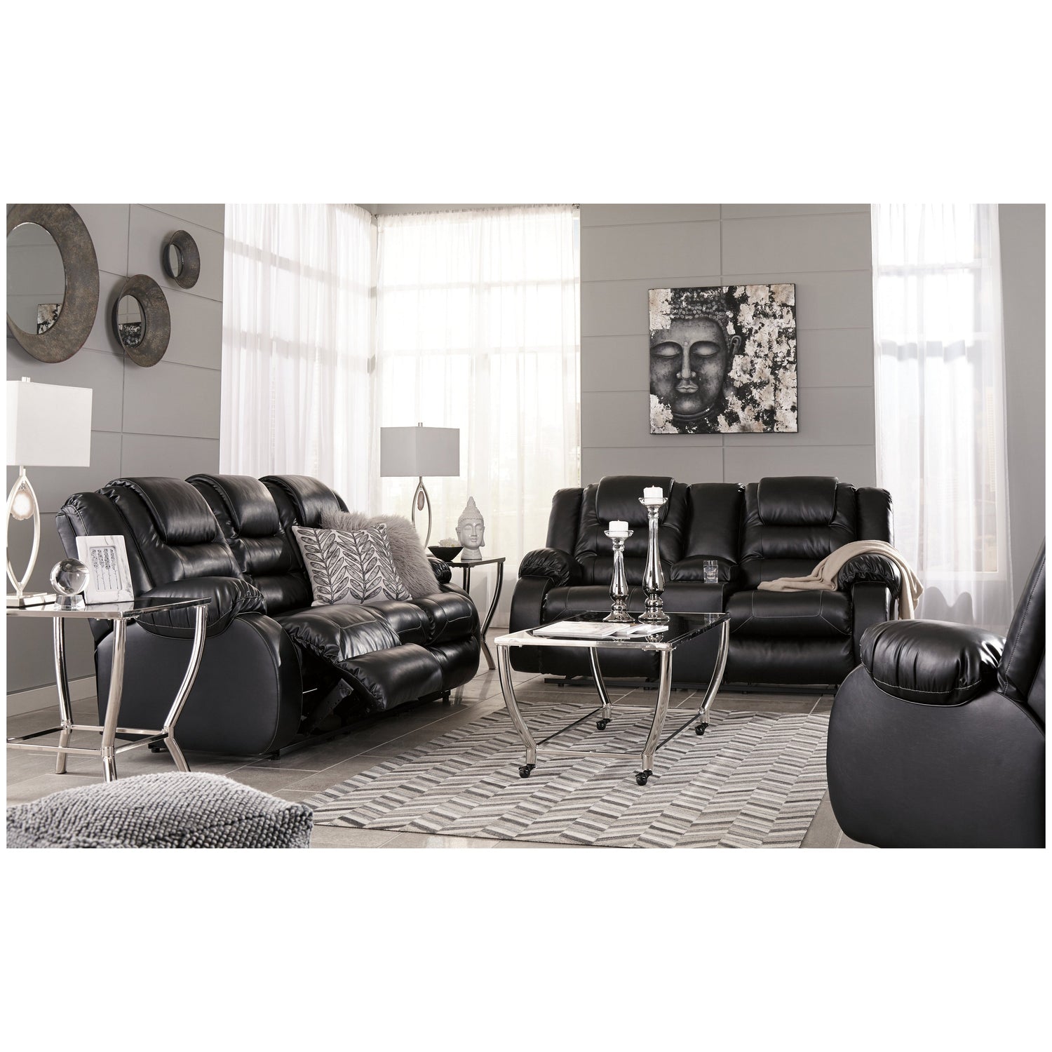 Vacherie Reclining Loveseat with Console