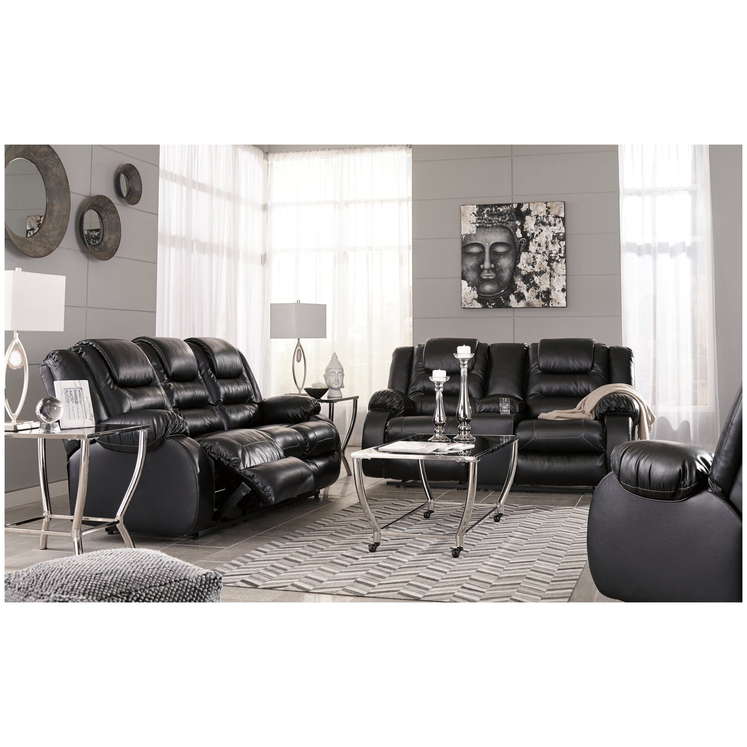 Vacherie Reclining Loveseat with Console