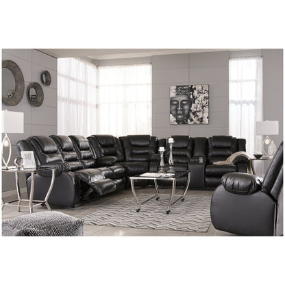 Vacherie Reclining Loveseat with Console