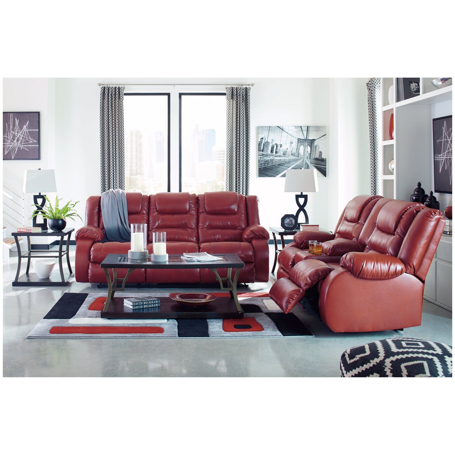 Vacherie Reclining Loveseat with Console